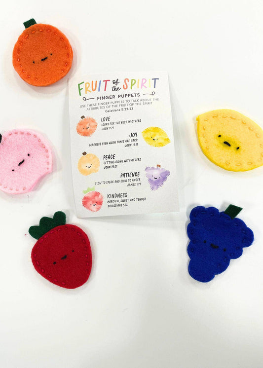 Fruit of the Spirit Finger Puppets