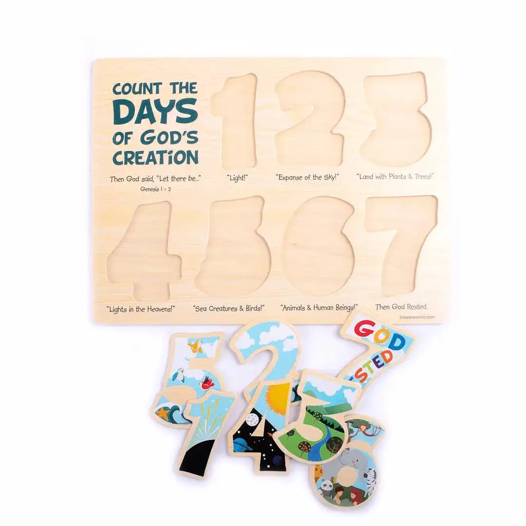 Wood Puzzle - 7 Days of Creation