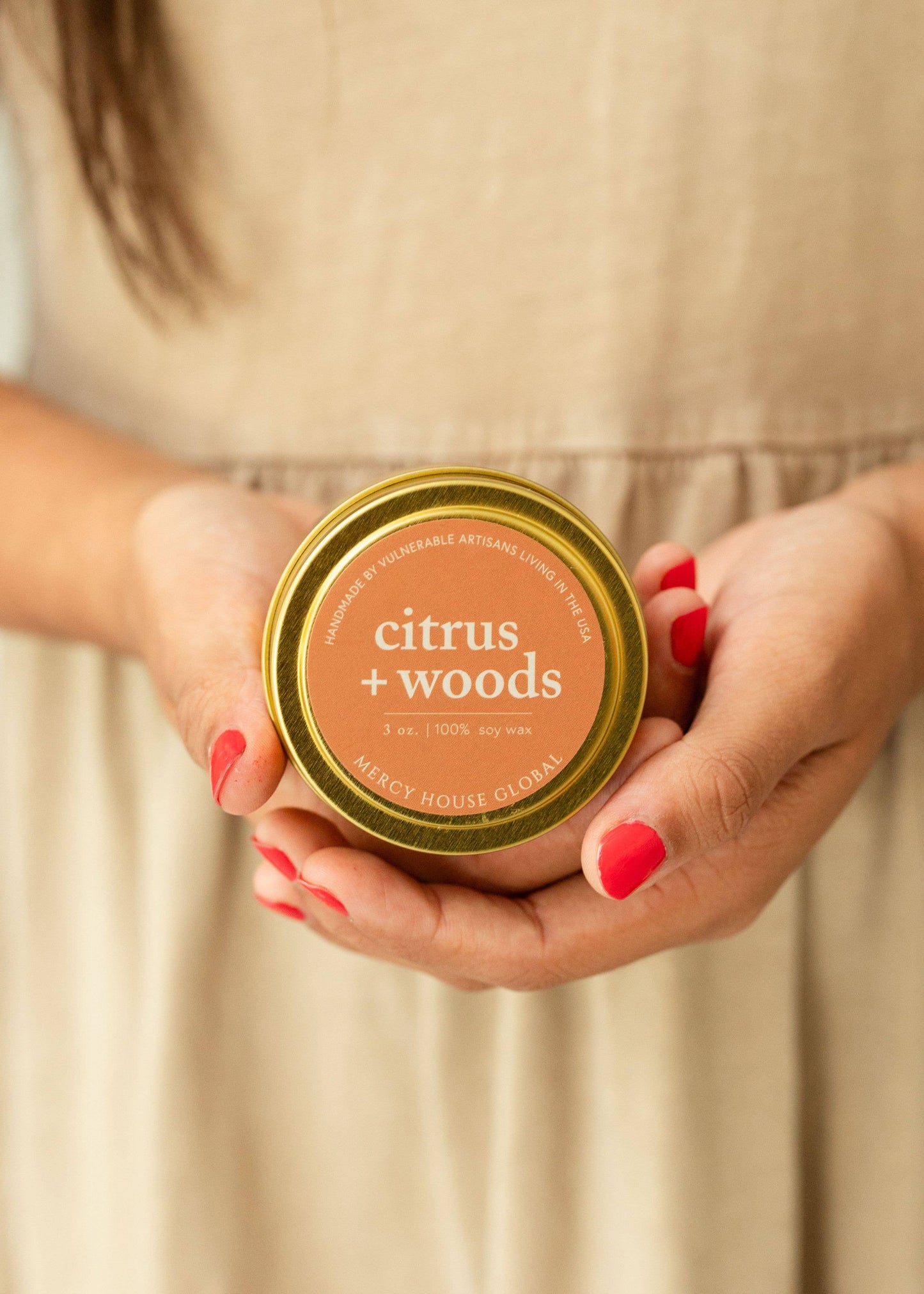 Citrus + Woods Candle | 3 oz. Tin