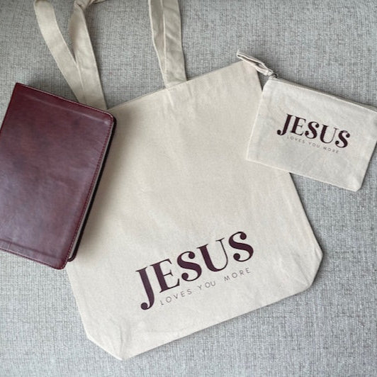 Jesus Loves You More Tote