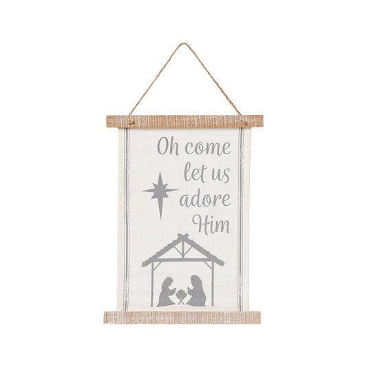 FR-1577 - Adore Him Christmas Banner