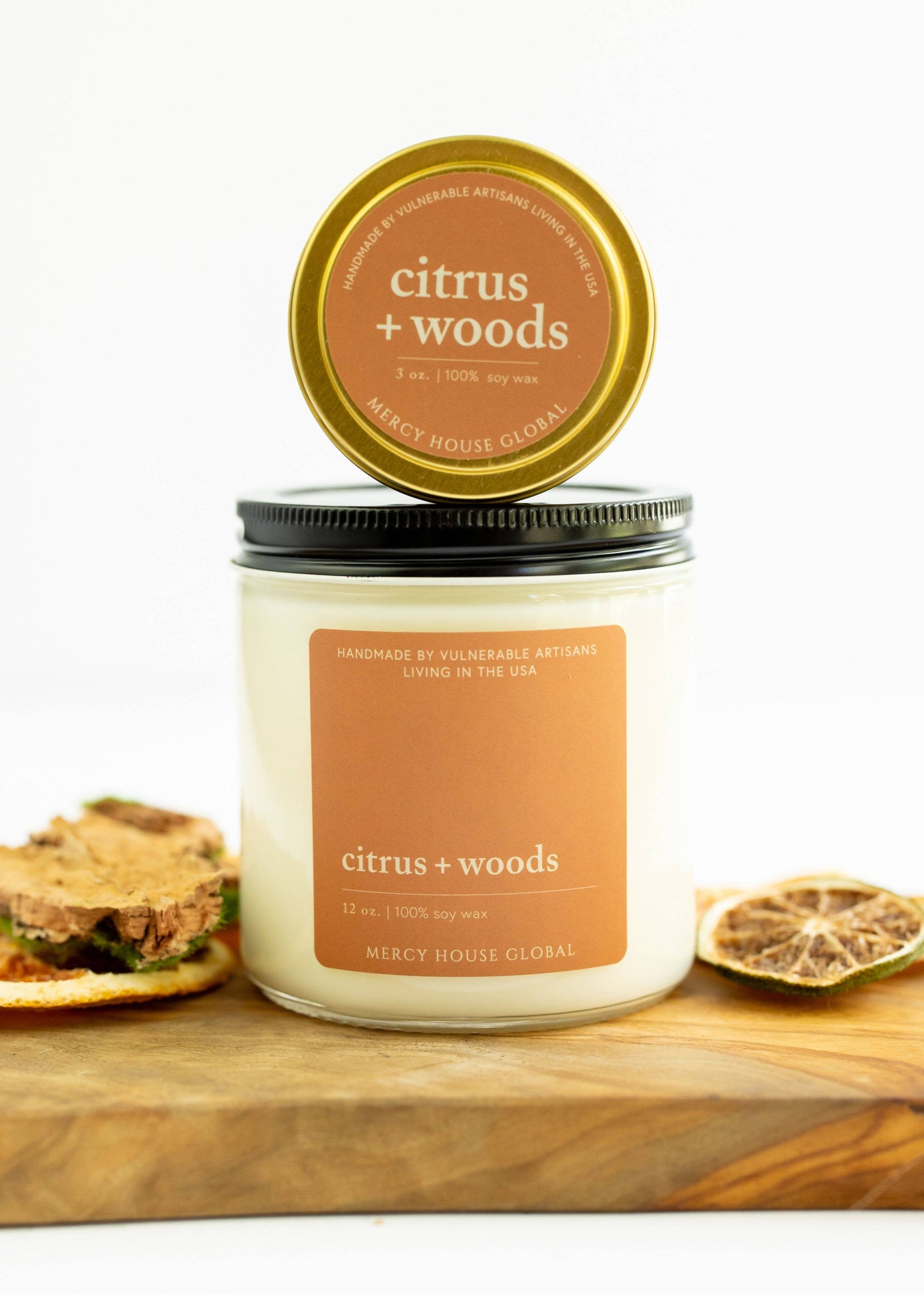 Citrus + Woods Candle | 3 oz. Tin