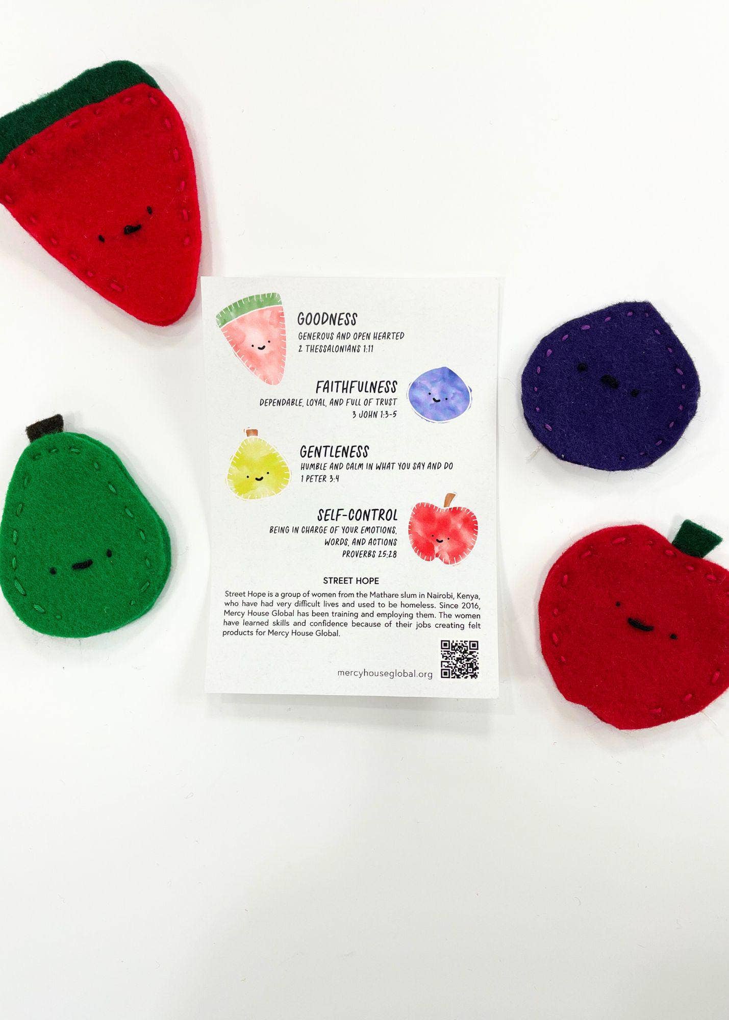 Fruit of the Spirit Finger Puppets